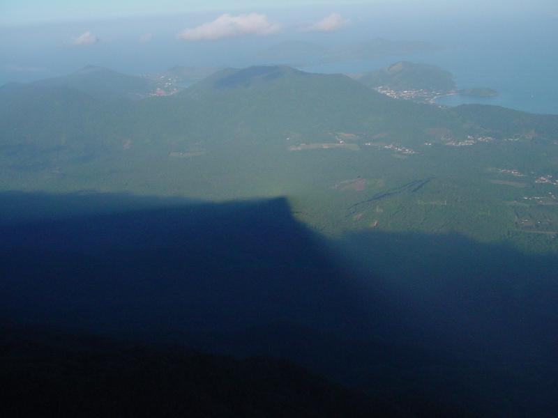Sobra do pico no litoral norte de São Paulo