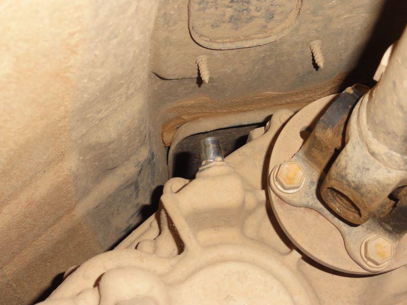 Transfer case larger breather.