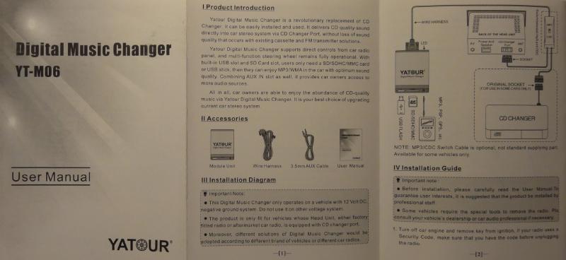 User manual 1/3