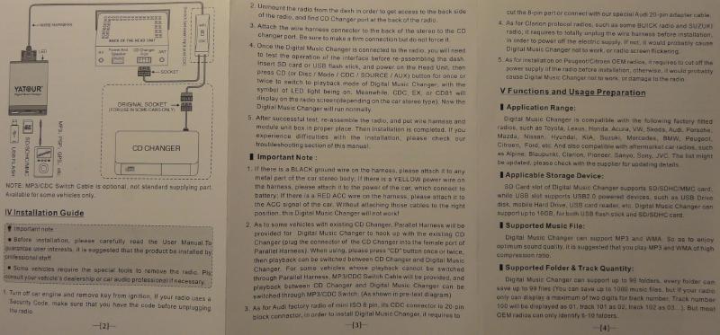 User manual 2/3
