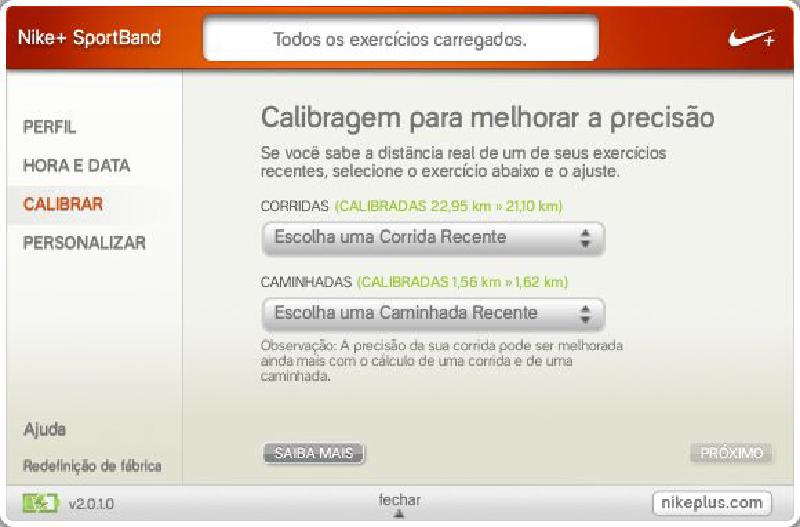 Aplicativo instalado no computador.
