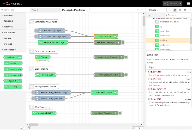 Node-RED Meshtastic