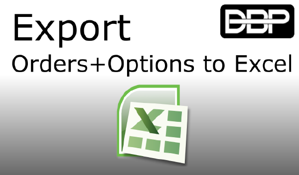 OpenCart orders and options Excel export tool