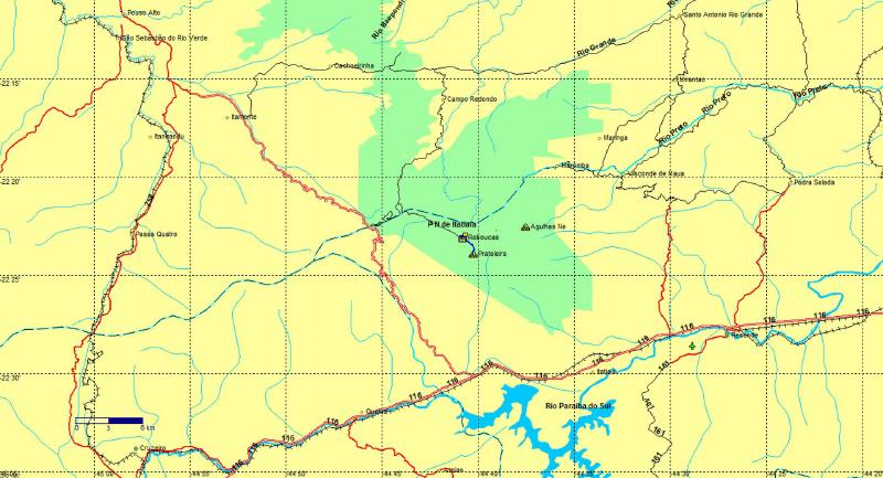 Mapa do Parque Nacional