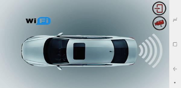 V-Car app for rear WiFi camera