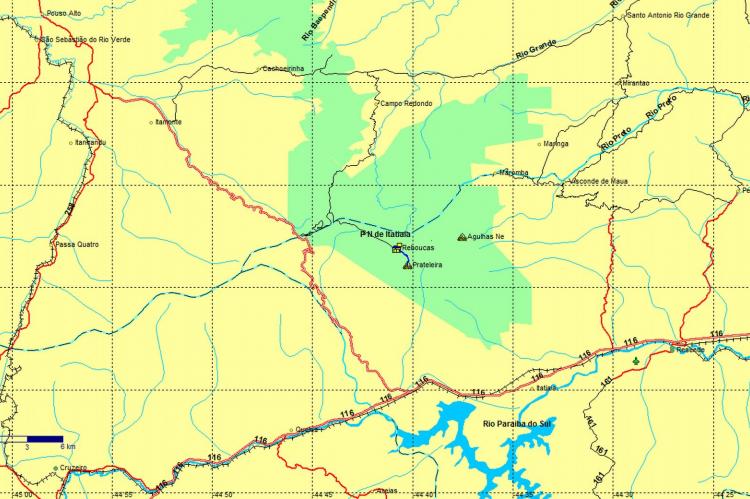 Mapas do Pico das Agulhas Negras