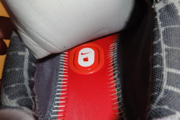 Instalação do sensor no calçado.