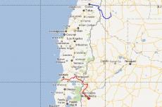 Andes by Bike Mapa